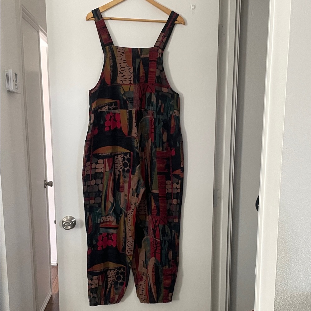 Chic Multicolor Patterned Jumpsuit - image 5